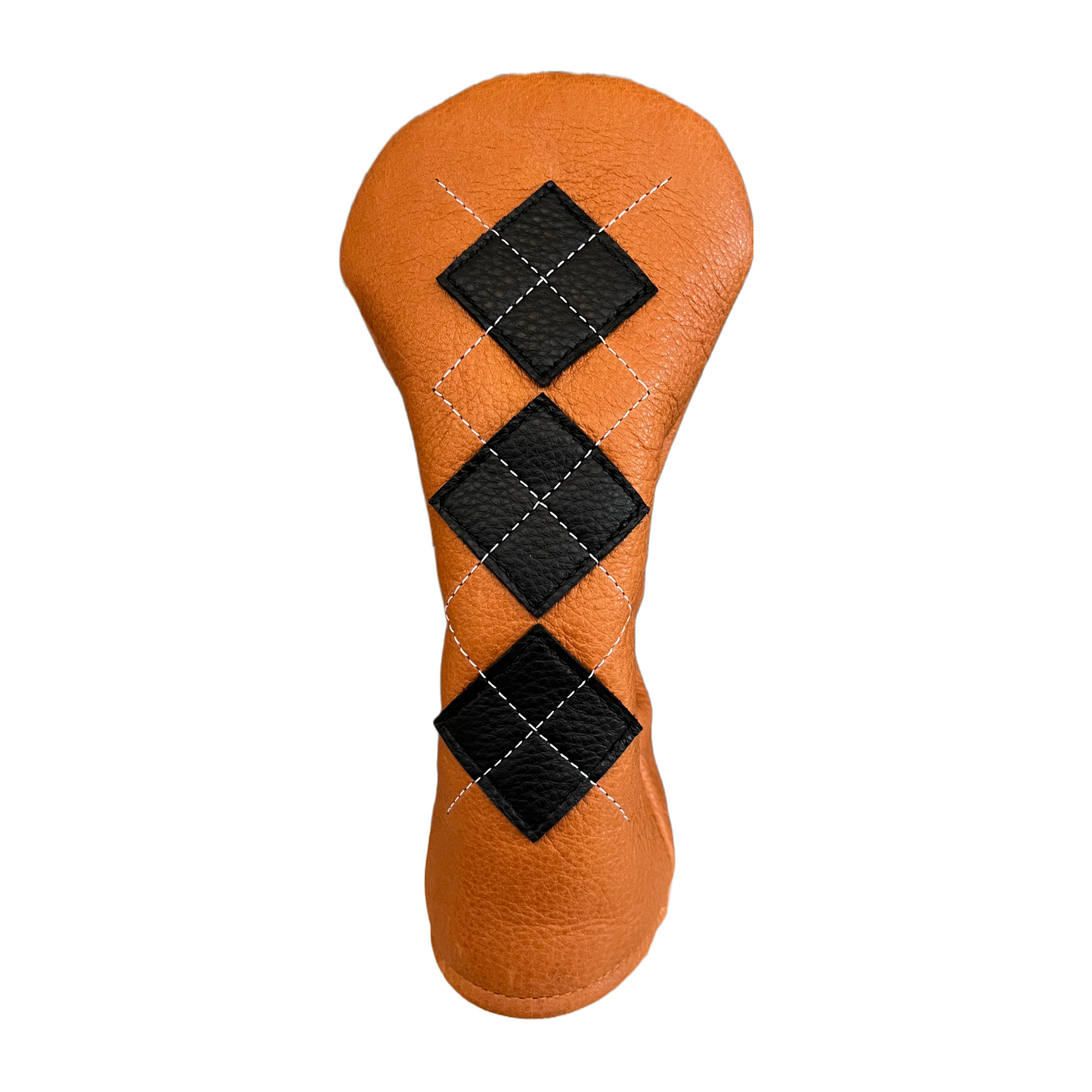 Butterscotch and Black Leather with White Stitching
