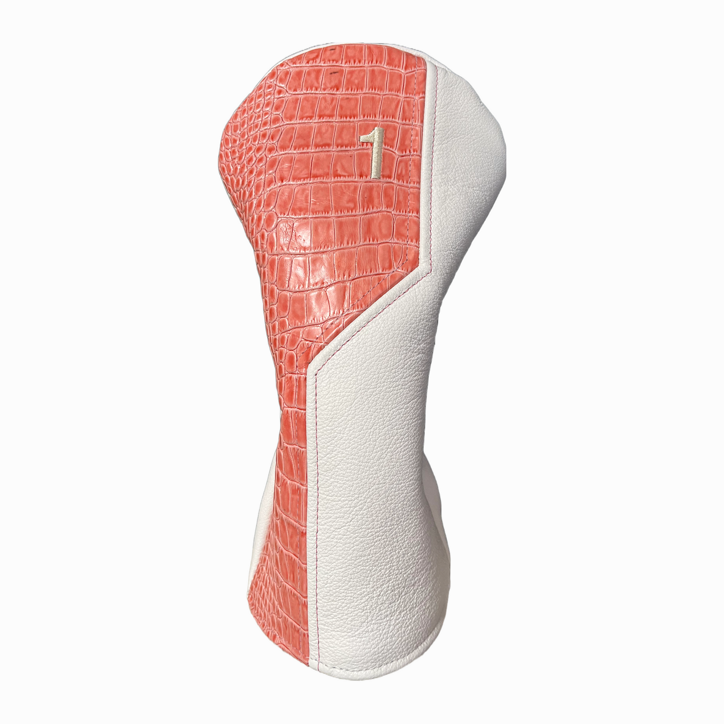 Limited Edition - Pink Croc with Pebbled White Leather 4-Piece Set