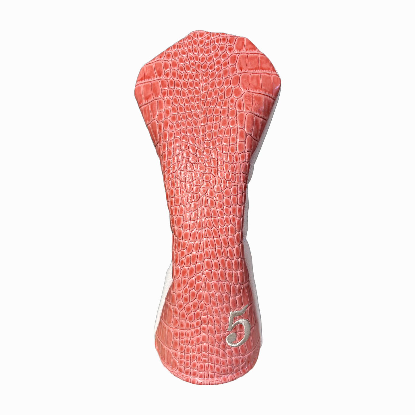 Limited Edition - Pink Croc with Pebbled White Leather 4-Piece Set