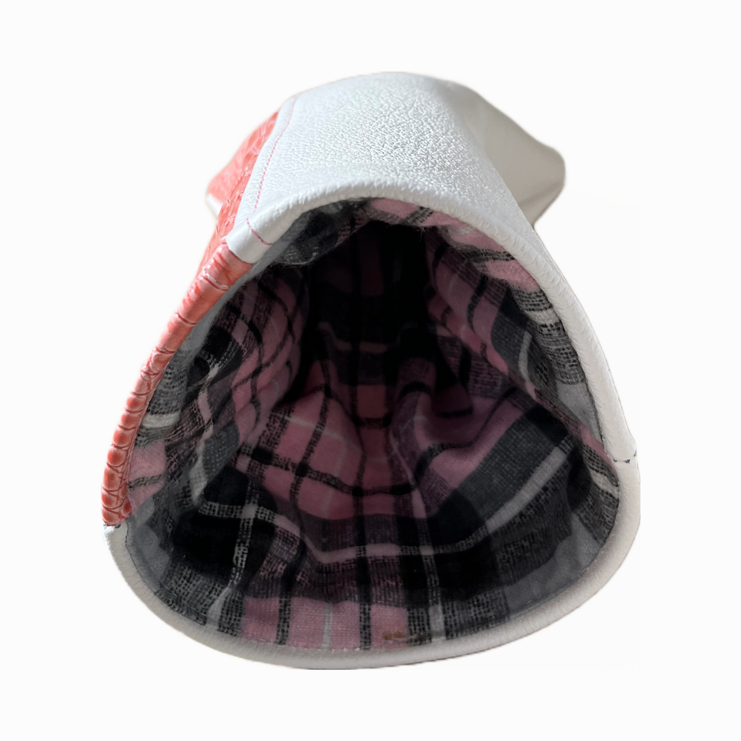 Limited Edition - Pink Croc with Pebbled White Leather 4-Piece Set