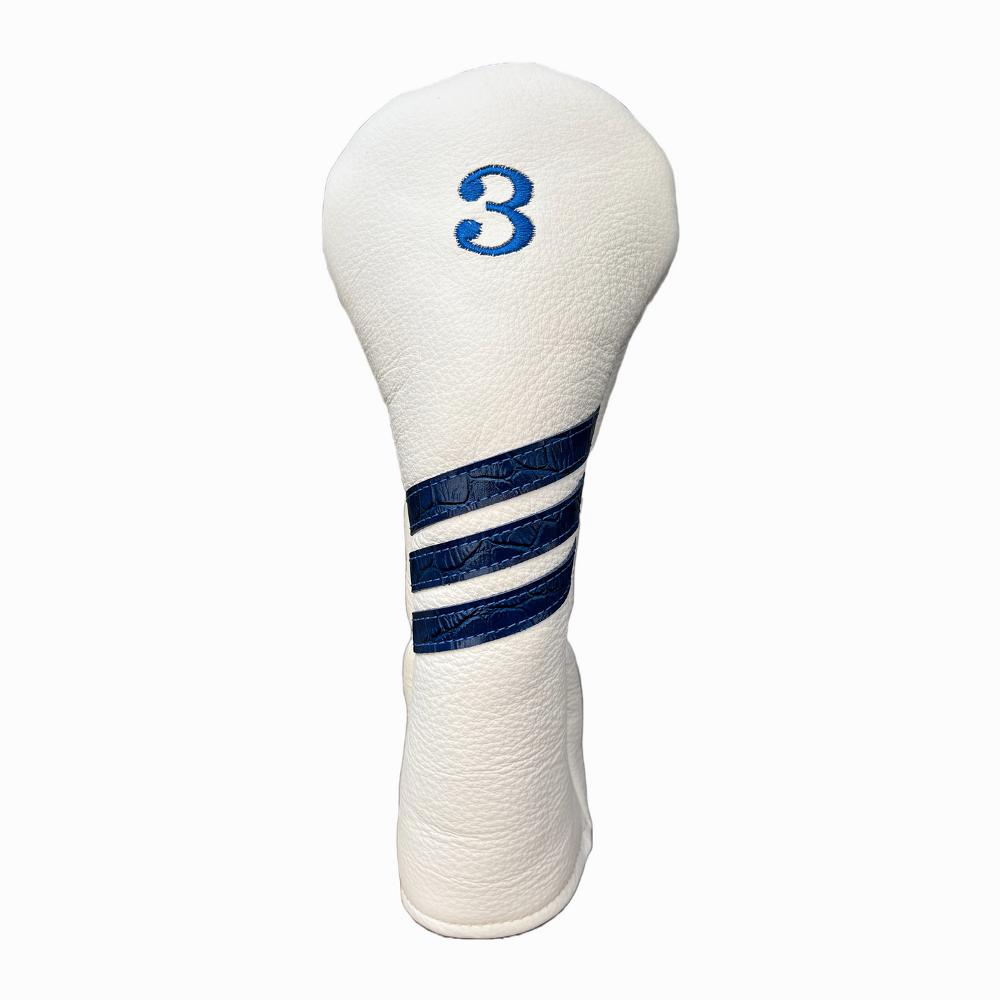 Limited Edition - Royal Blue Croc with Smooth Marshmallow Leather 4-Piece Set
