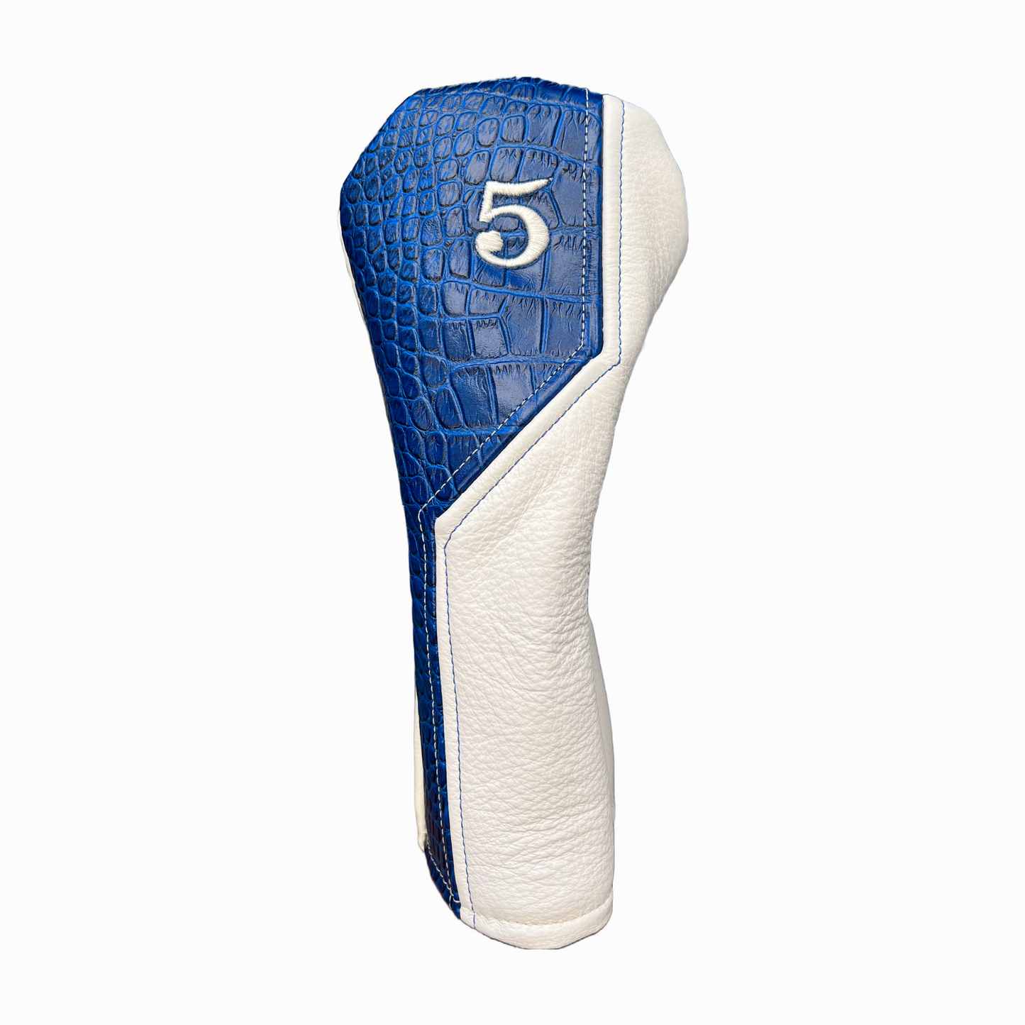 Limited Edition - Royal Blue Croc with Smooth Marshmallow Leather 4-Piece Set