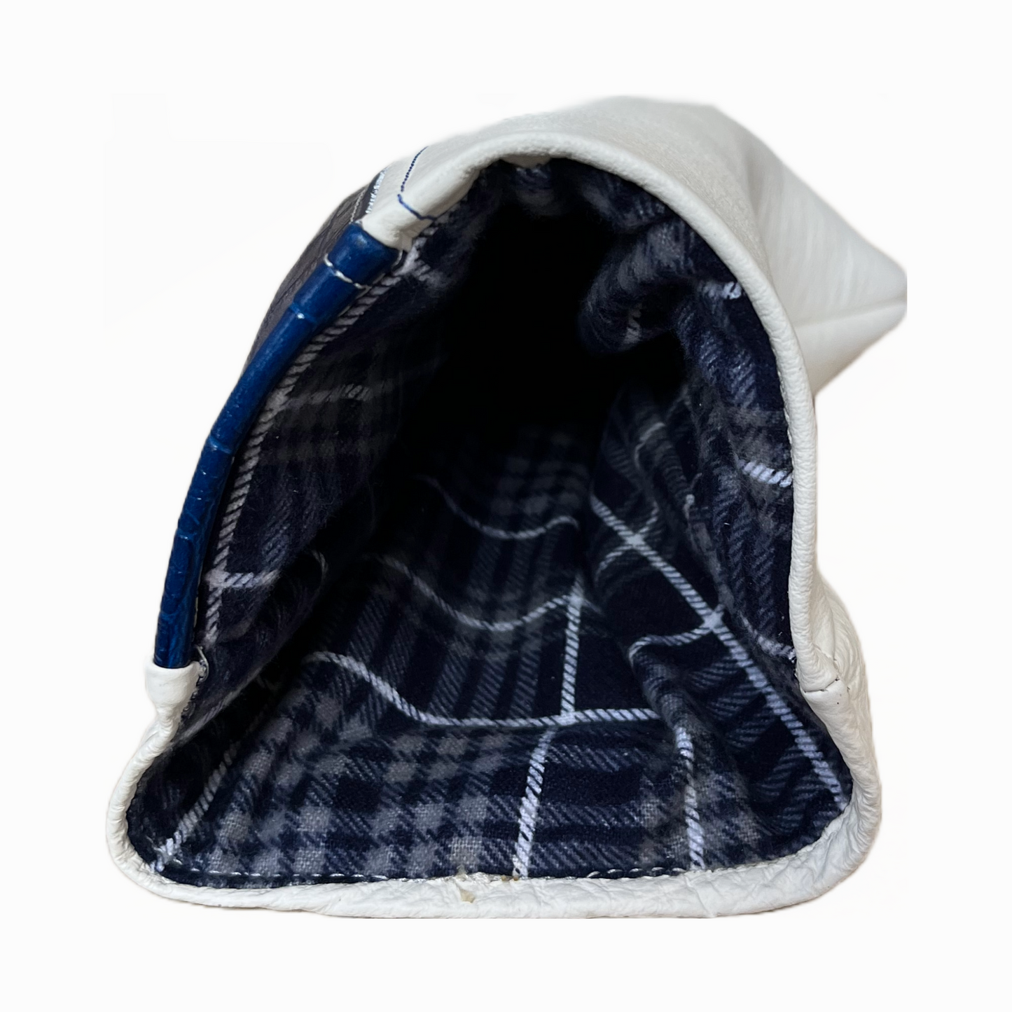 Limited Edition - Royal Blue Croc with Smooth Marshmallow Leather 4-Piece Set