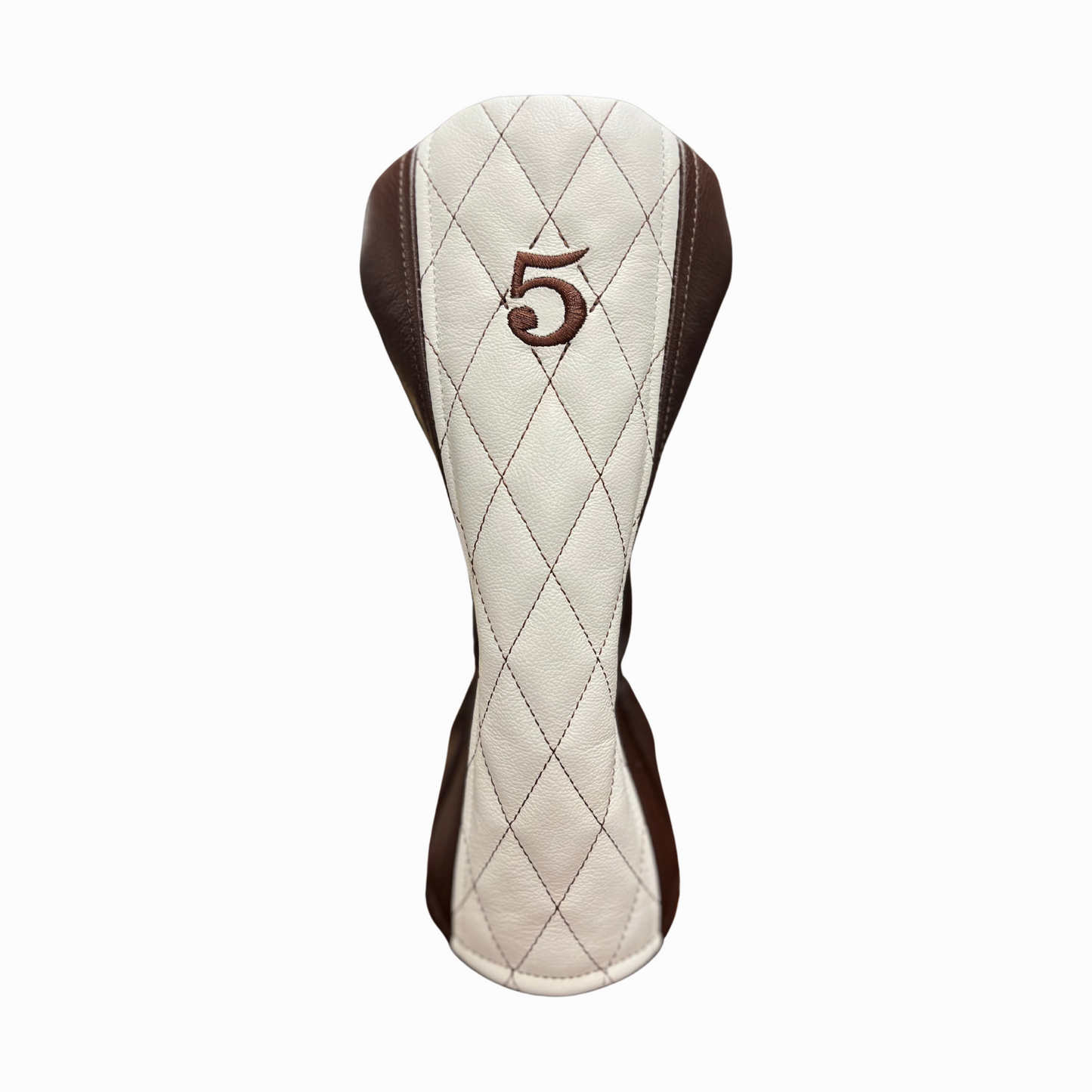 Dark Chocolate and Smooth Marshmallow Leather Quilted