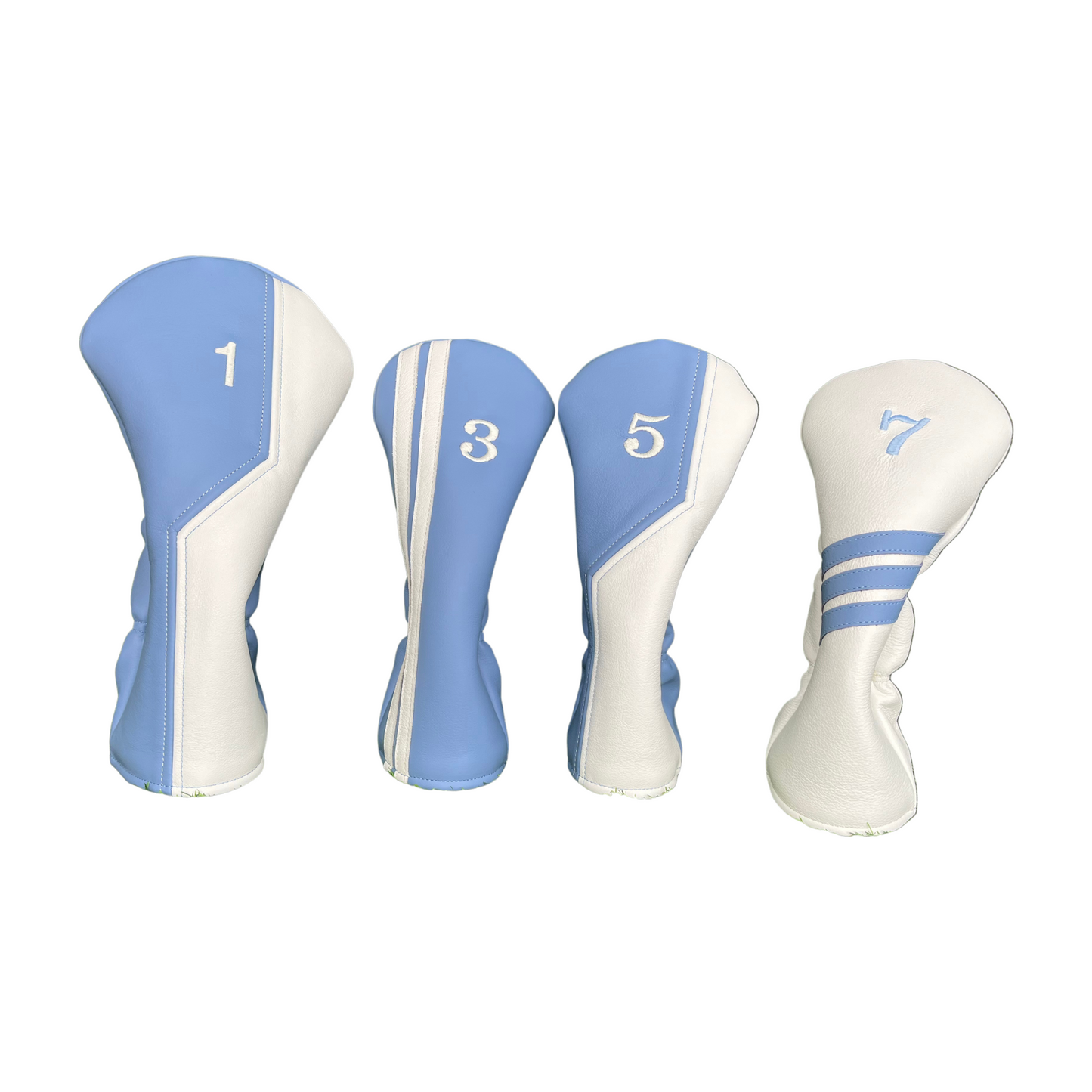 Powder Blue with Smooth Marshmallow Leather