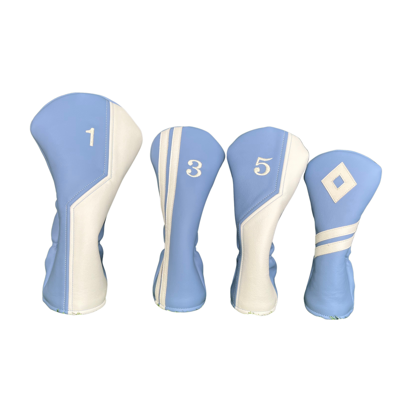 Powder Blue with Smooth Marshmallow Leather