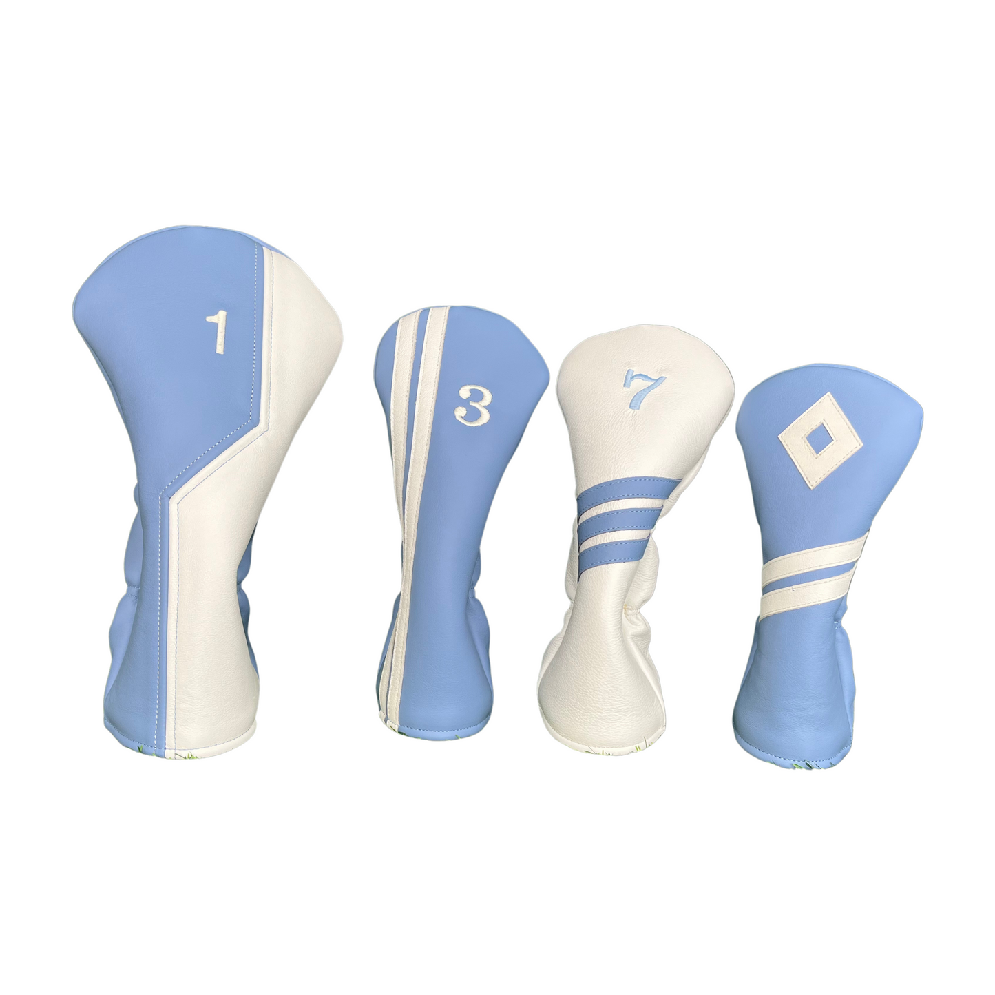 Powder Blue with Smooth Marshmallow Leather