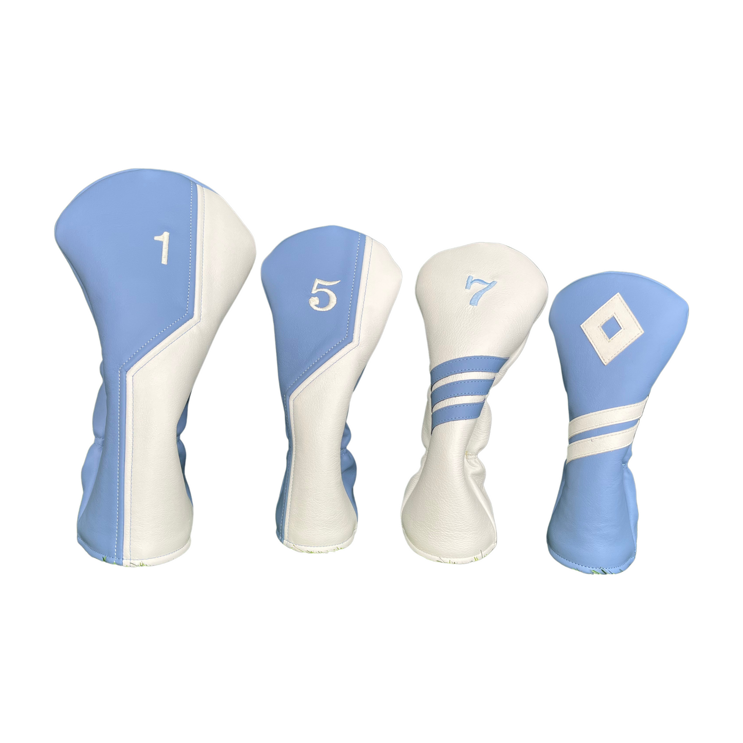 Powder Blue with Smooth Marshmallow Leather