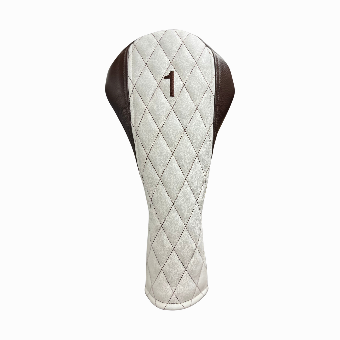 Dark Chocolate and Smooth Marshmallow Leather Quilted