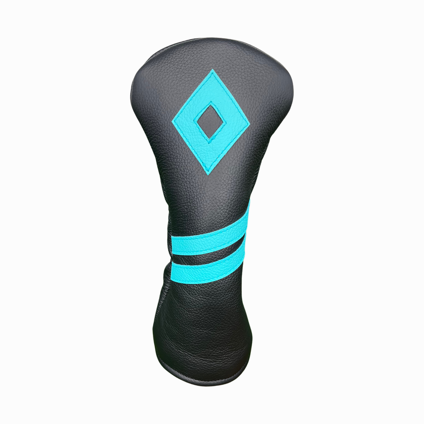 Pebbled Teal with Pebbled Black Leather