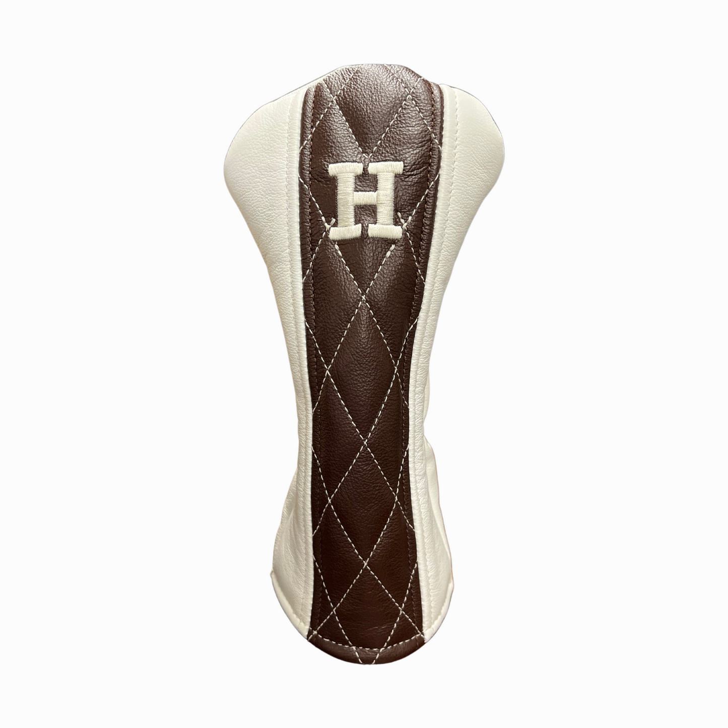 Dark Chocolate and Smooth Marshmallow Leather Quilted