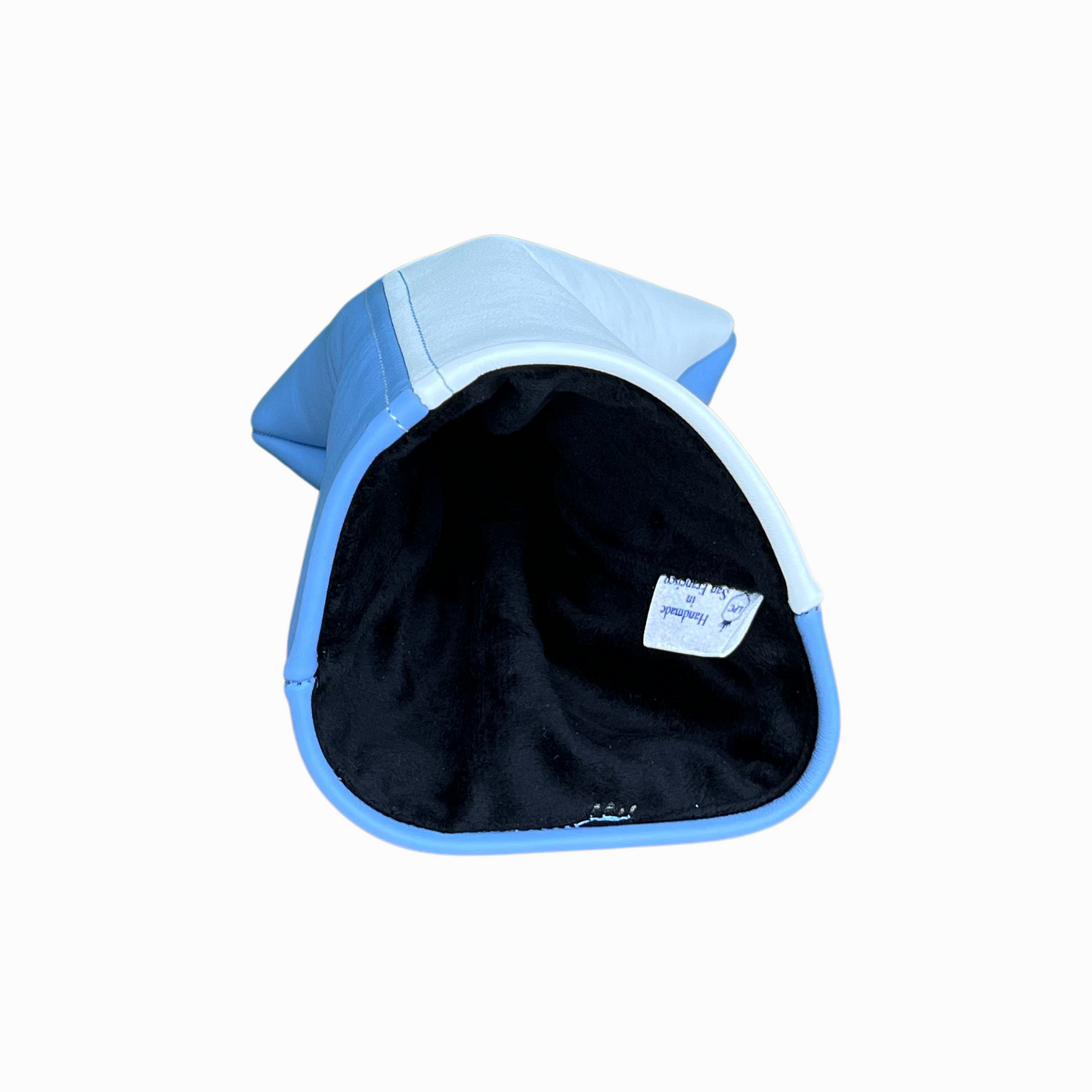 Powder Blue with Smooth Marshmallow Leather