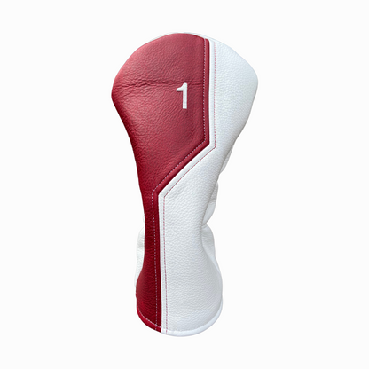 Crimson with White Leather
